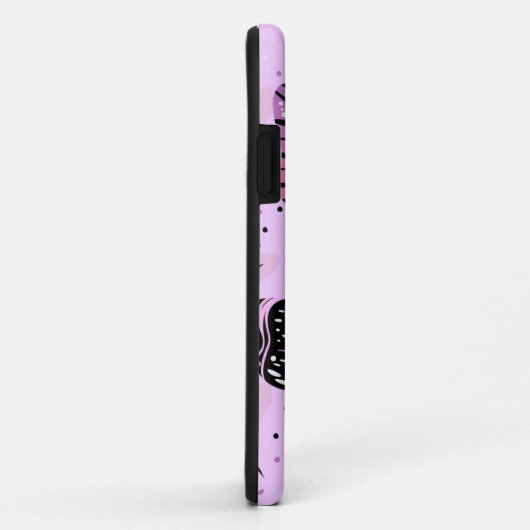 Coques Case-Mate iPhone Papillons violets roses (Dos/Droite)