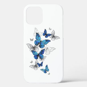 Case-Mate iPhone Case Papillons volants bleus Morpho