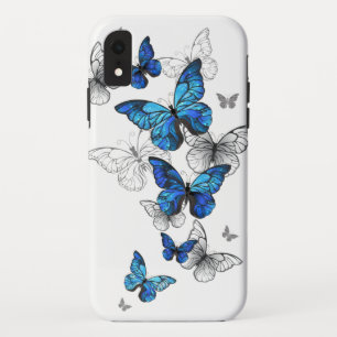 Case-Mate iPhone Case Papillons volants bleus Morpho