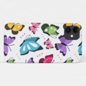 Coques Case-Mate iPhone Papillons volants colorés (Dos (Horizontal))