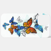 Coques Case-Mate iPhone Papillons volants Morpho et Monarch (Retour (horizontal))