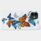 Coques Case-Mate iPhone Papillons volants Morpho et Monarch (Dos (Horizontal))