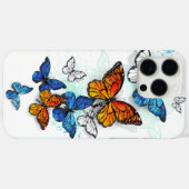 Coques Case-Mate iPhone Papillons volants Morpho et Monarch (Verso (horizontal))