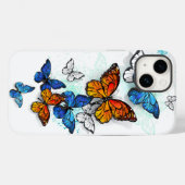 Coques Case-Mate iPhone Papillons volants Morpho et Monarch (Verso (horizontal))