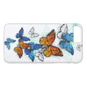 Coques Case-Mate iPhone Papillons volants Morpho et Monarch (Dos (Horizontal))