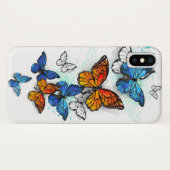 Coques Case-Mate iPhone Papillons volants Morpho et Monarch (Dos (Horizontal))