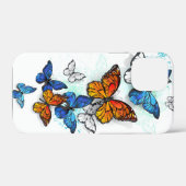 Coques Case-Mate iPhone Papillons volants Morpho et Monarch (Verso (horizontal))