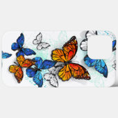 Coques Case-Mate iPhone Papillons volants Morpho et Monarch (Verso (horizontal))