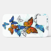 Coques Case-Mate iPhone Papillons volants Morpho et Monarch (Verso (horizontal))