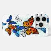 Coques Case-Mate iPhone Papillons volants Morpho et Monarch (Verso (horizontal))