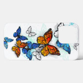 Coques Case-Mate iPhone Papillons volants Morpho et Monarch (Verso (horizontal))