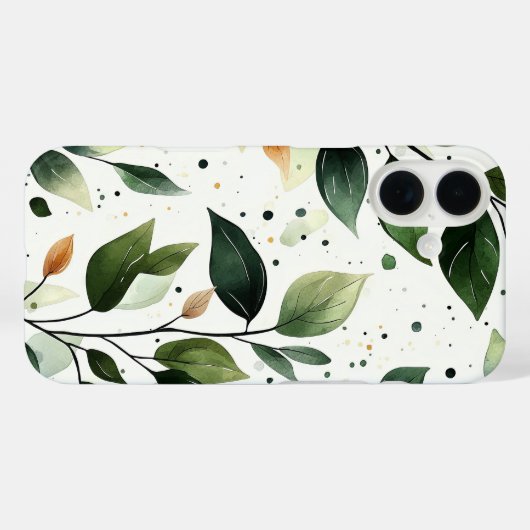 Coques Case-Mate iPhone Paprika Leafflow (Verso (horizontal))
