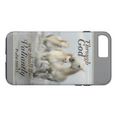 Coques Case-Mate iPhone Par Dieu nous ferons Valablement Psaume 108 Chevau (Dos (Horizontal))