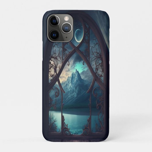 Coques Case-Mate iPhone Par la fenêtre Lune (Dos)