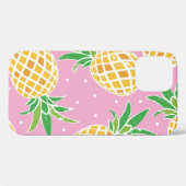 Coques Case-Mate iPhone Paradis de l'ananas : Motif tropical (Verso (horizontal))