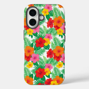 Coques iPhone 16 Paradis de l'Hibiscus Tropical Florale d'Été Vib