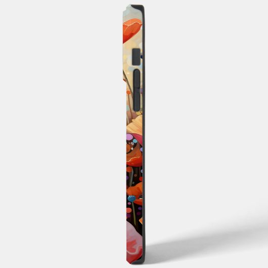 Coques Case-Mate iPhone Paradis doré de la coquelicot (Verso / Gauche)