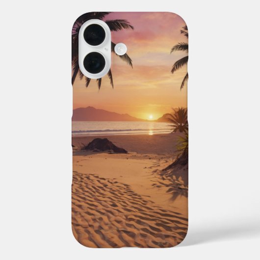 Coques Case-Mate iPhone Paradis du coucher de soleil (Verso)