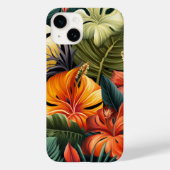 Coques Case-Mate iPhone Paradis tropical flammes vives (Verso)
