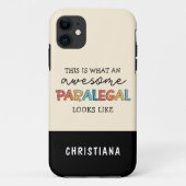 Coques Case-Mate iPhone Paralegal sur mesure Awesome Assistant juridique a (Dos)