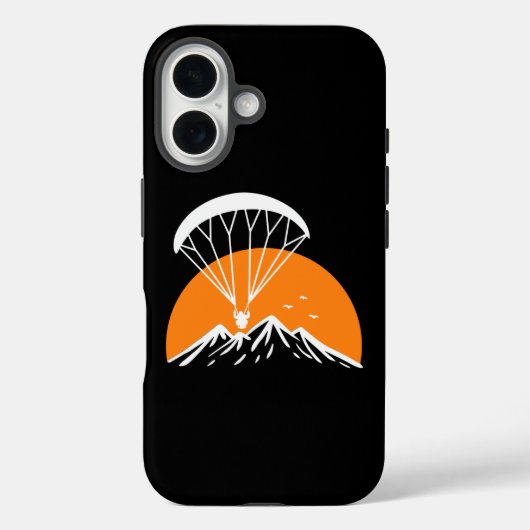 Coques Case-Mate iPhone Paramotoring Rétro Vintage (Verso)