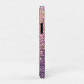 Coques Case-Mate iPhone Paraphes rose violet parties scintillant de bouqui (Dos/Droite)