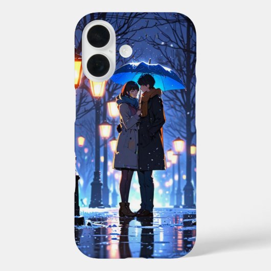 Coques Case-Mate iPhone Parapluie d'amour hivernal (Verso)