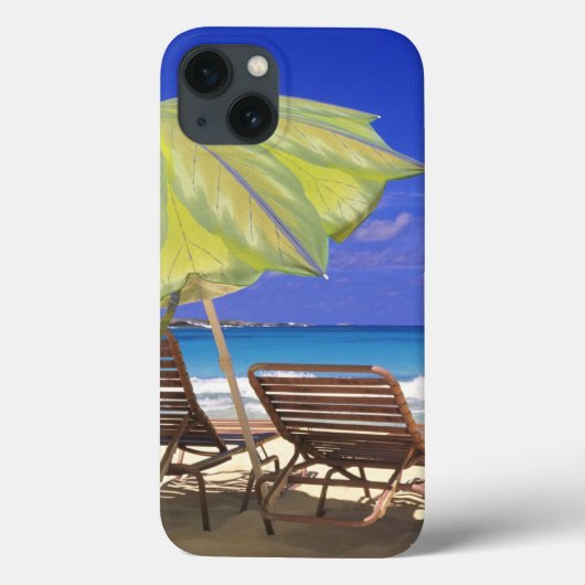 Coques Case-Mate iPhone Parapluie de plage, Abaco, Bahamas (Verso)