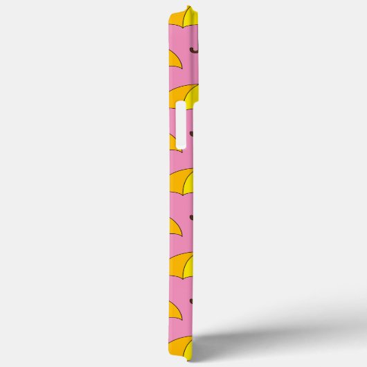 Coques Case-Mate iPhone Parapluie jaune (Verso / Droite)