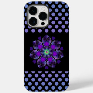 Coque Pour Pour iPhone 14 Pro Max Parapluie violet & coeurs .7