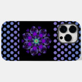 Coques Case-Mate iPhone Parapluie violet & coeurs .7 (Verso (horizontal))