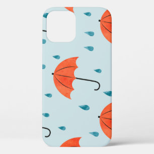 Case-Mate iPhone Case Parapluies : Aquarelle Automne gouttes