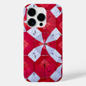 Coques Case-Mate iPhone Parapluies rouges et blancs (Verso)