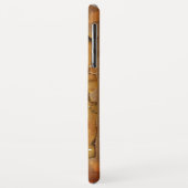 COQUES Case-Mate iPhone PARC ANTIQUE OWL OR JAUNE EN CIRE ROUGE SCEAU (Dos/Gauche)