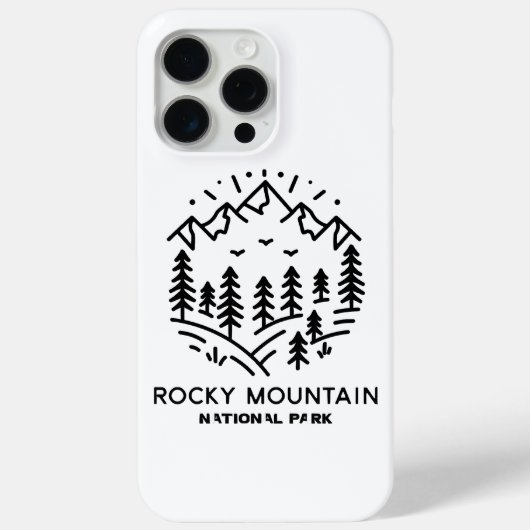 Coques Case-Mate iPhone Parc national de Rocky Mountain (Verso)
