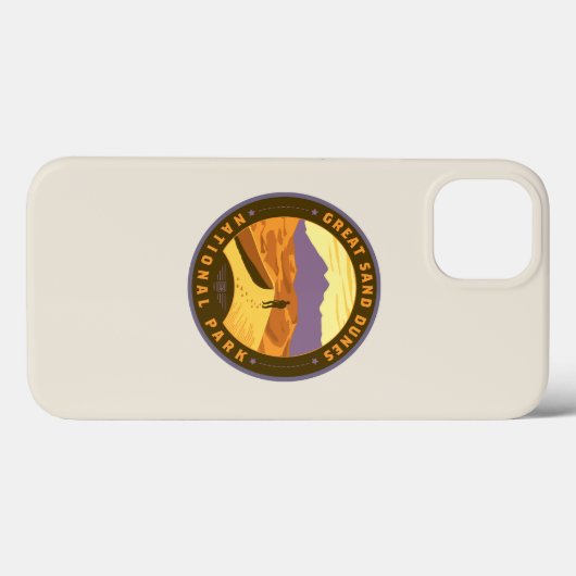 Coques Case-Mate iPhone Parc national des Dunes de sable (Verso (horizontal))