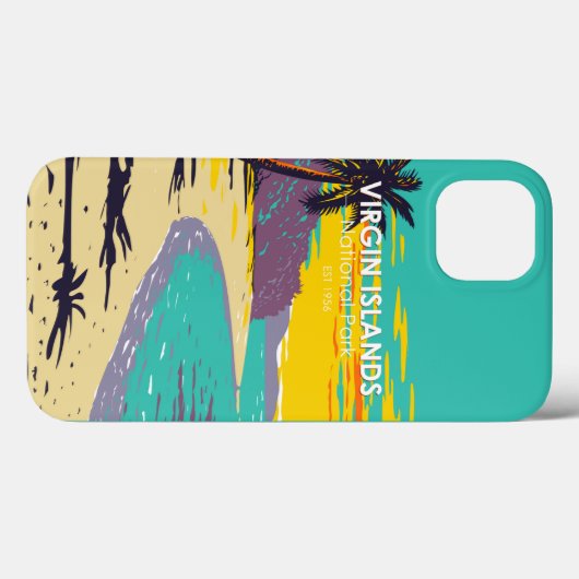 Coques Case-Mate iPhone Parc national des Îles Vierges Trunk Bay Beach (Verso (horizontal))