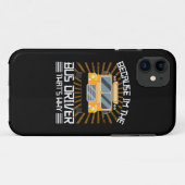 Coques Case-Mate iPhone Parce Que Je Suis Le Conducteur De Bus (Dos (Horizontal))
