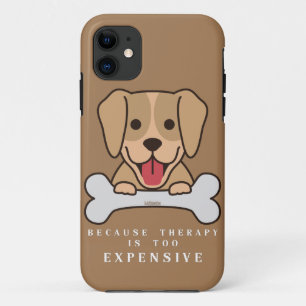 Case-Mate iPhone Case PARCE QUE LA THÉRAPIE EST TROP CHER chien drôle