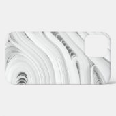 Coques Case-Mate iPhone Parcelle de tissu blanc (Verso (horizontal))