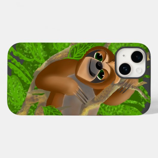 Coques Case-Mate iPhone Parcelle Silencieuse Se Détendre Dans Un Arbre (Verso (horizontal))