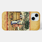 COQUES Case-Mate iPhone PARCHEMENT DE RÉCOLTE DE VIGNOBLES ANCIENS (Verso (horizontal))