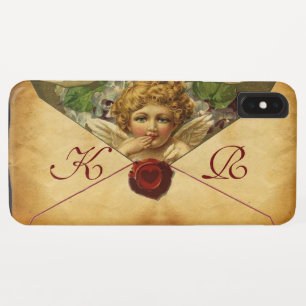 COQUES POUR iPhone PARCHEMENT DE SCELLULAIRE DE CIRE DU COEUR D'ANGE