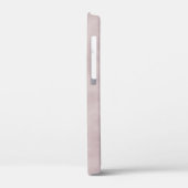 Coques Case-Mate iPhone Parchemin couleur Rose élégant avec nom (Verso / Gauche)