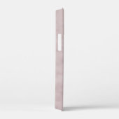 Coques Case-Mate iPhone Parchemin couleur Rose élégant avec nom (Verso / Droite)