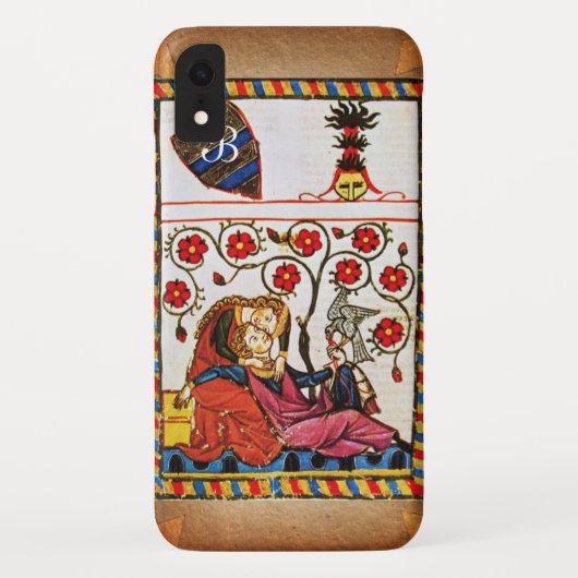 Coques Case-Mate iPhone Parchemin ETERNEL LOVE MONOGRAM (Dos)