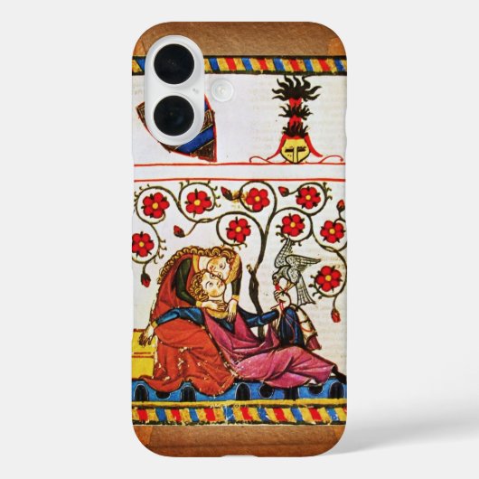 Coques Case-Mate iPhone Parchemin ETERNEL LOVE MONOGRAM (Verso)