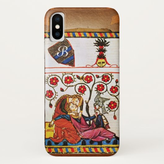 Coques Case-Mate iPhone Parchemin ETERNEL LOVE MONOGRAM (Dos)