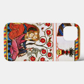 COQUES Case-Mate iPhone PARCHEMIN MONOGRAMME D'AMOUR ÉTERNEL (Verso (horizontal))