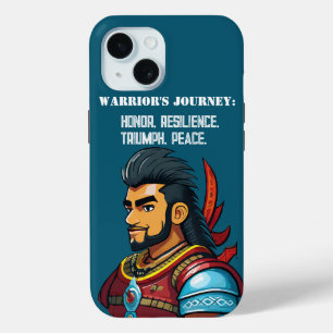 Coque Pour iPhone 15 "Parcours de Guerrier"